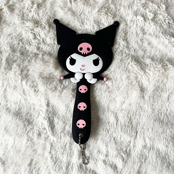 Sanrio Kuromi Black Mirror Silicone Adjustable Handle - Picture 2 of 3